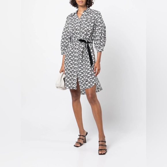 Diane Von Furstenberg Paige Trellis Dress - Picture 6 of 8